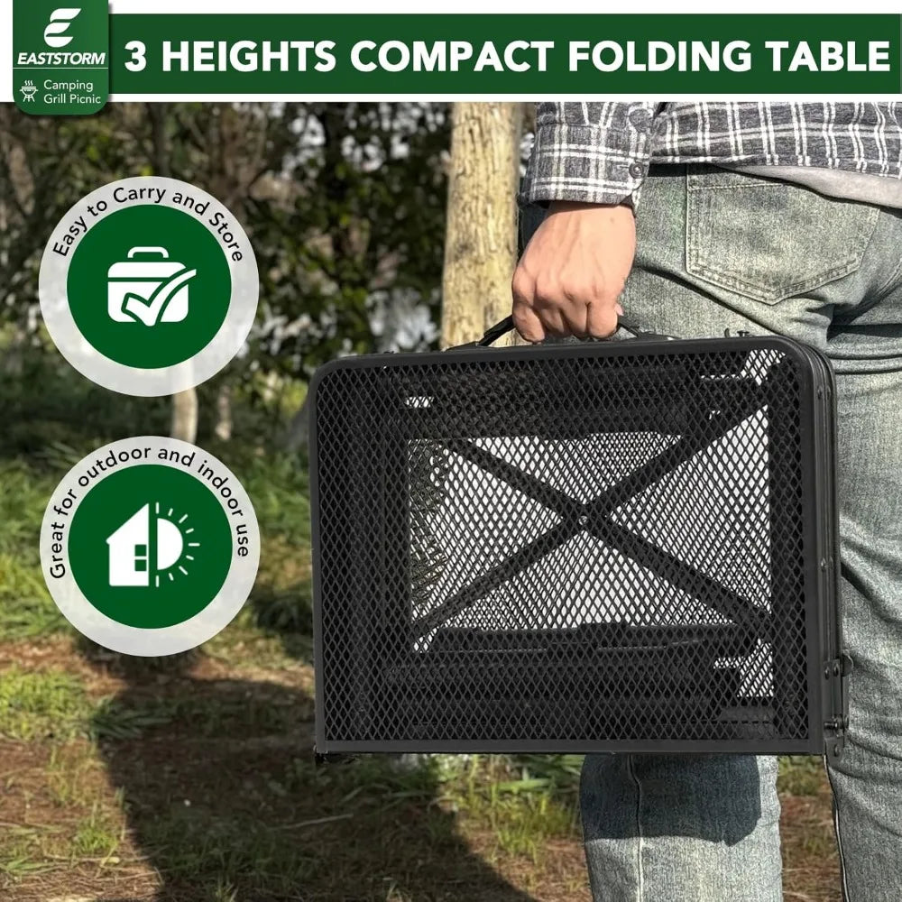 XIUWO Folding Grill Table For Outdoor Camping And Tailgate