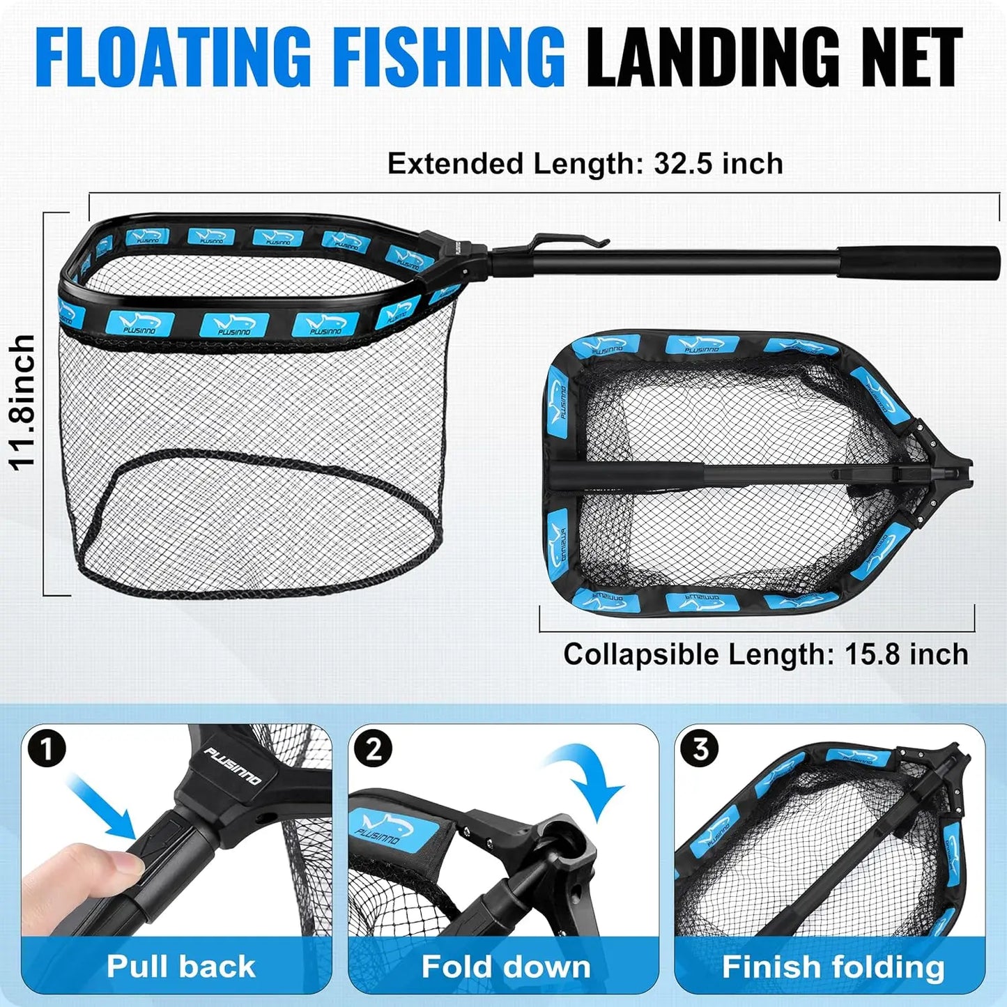 YTYIN Ocean Fishing Rod Kit Complete Spinning Gear