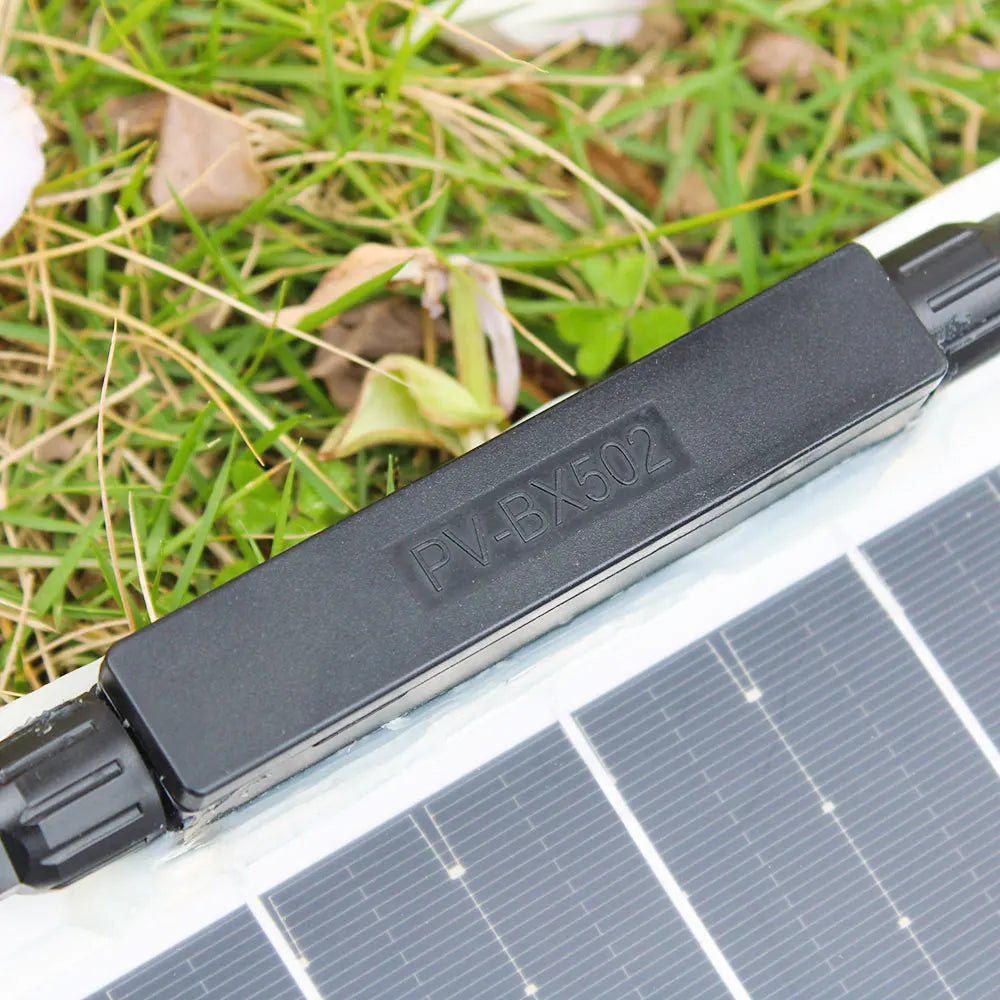 Asunerge 12V Flexible Solar Panel Kit 100W Monocrystalline Waterproof Controller