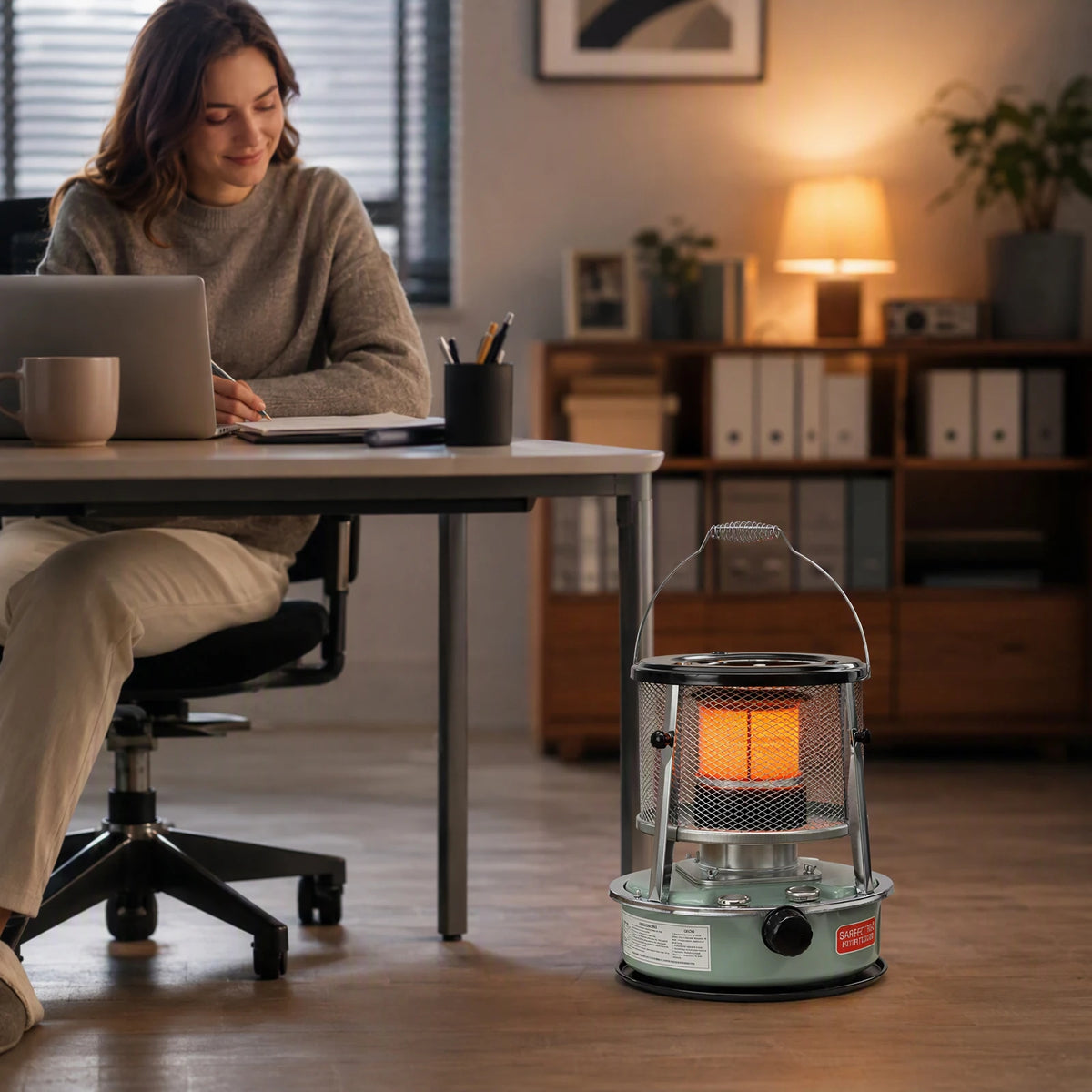 Portable Outdoor Kerosene Heater for Camping and Emergency Use