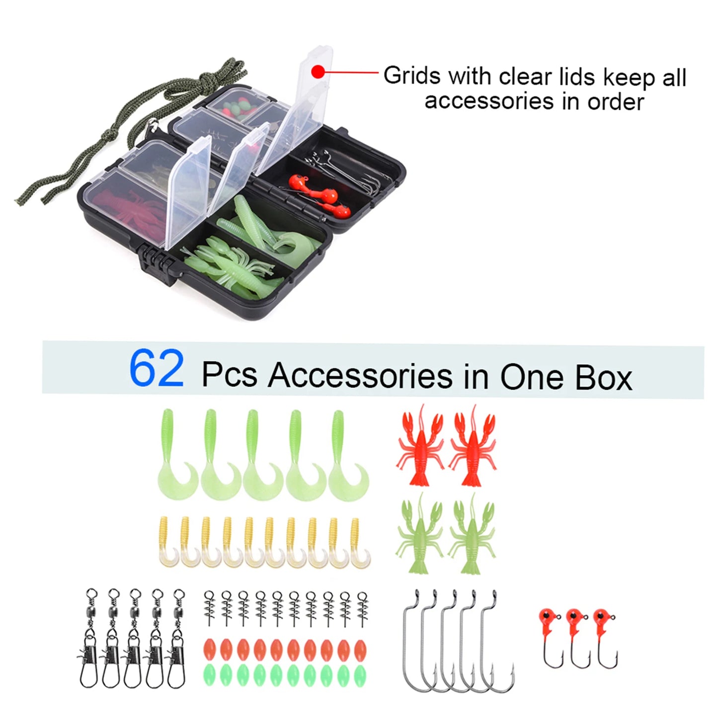 Telescopic Fishing Rod And Spinning Reel Combo Kit Set