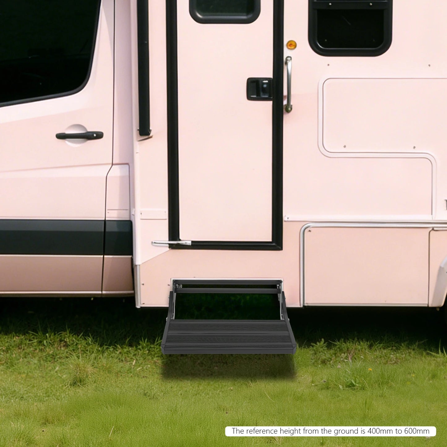 Bymaocar RV Aluminum Alloy Running Board Folding Drop Step