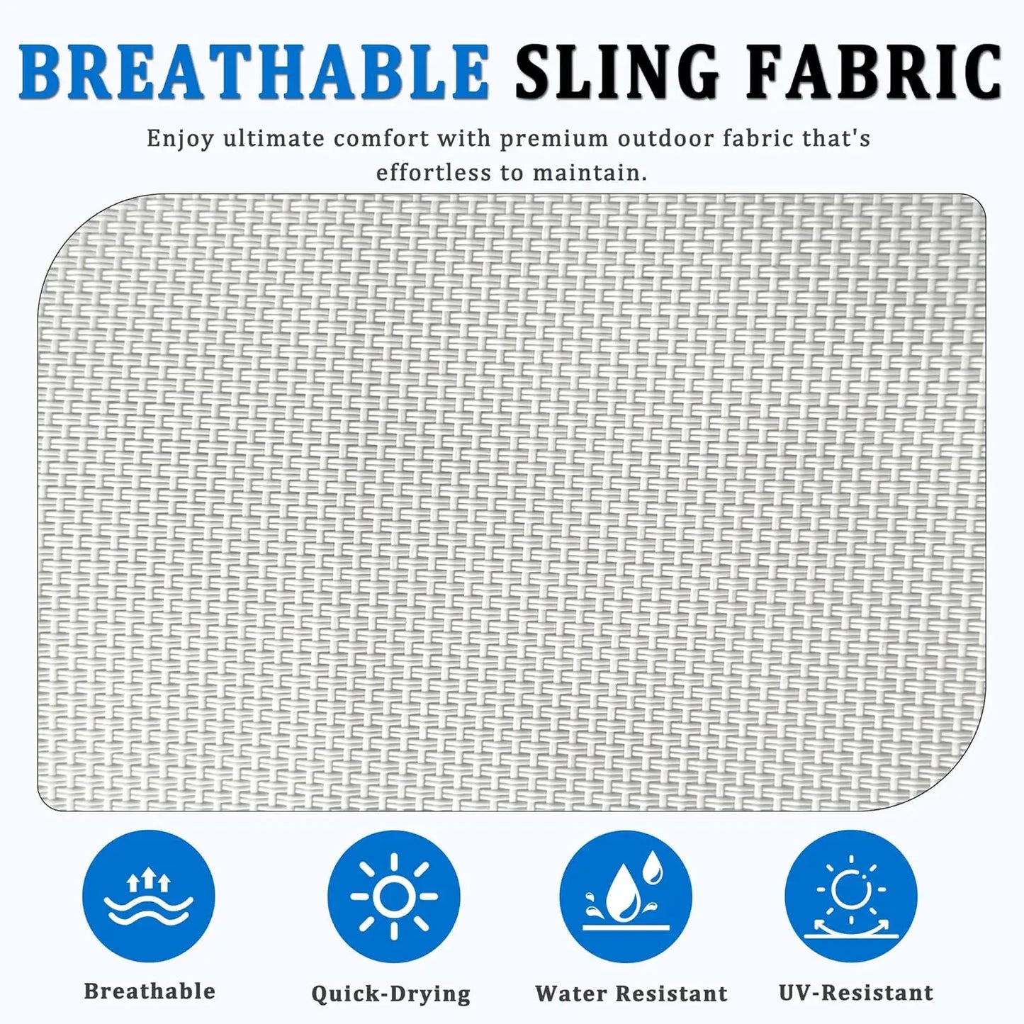 Patio Swivel Chairs Set Of 4 With Breathable Mesh Seats