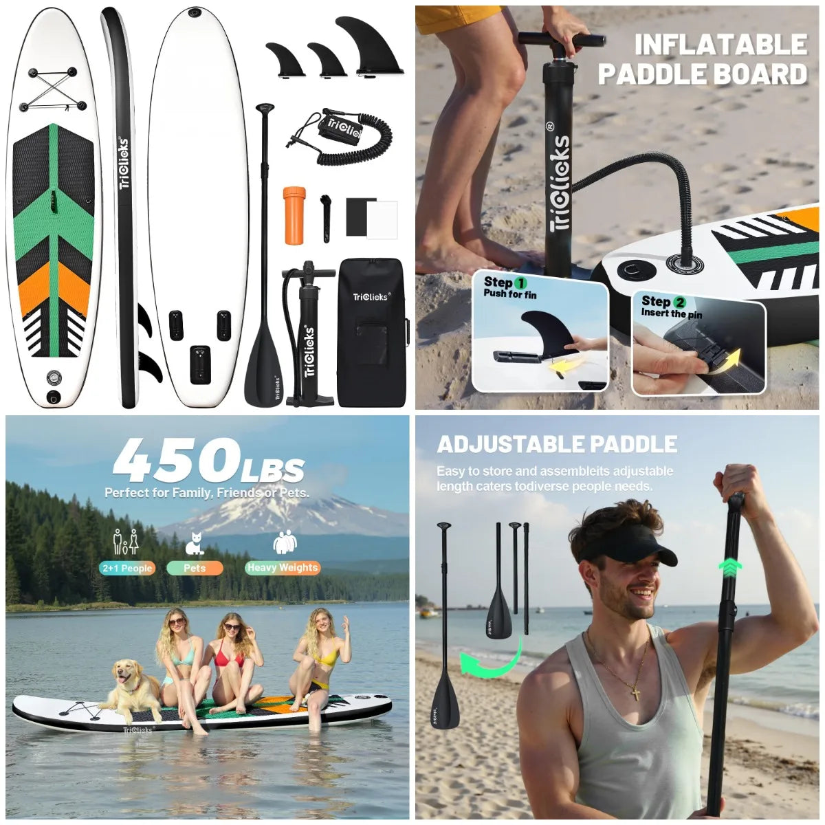 YTYIN Premium Inflatable Stand Up Paddle Board Complete Set