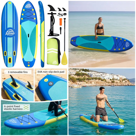 YTYIN Inflatable Stand Up Paddle Board 106 Lightweight Stable