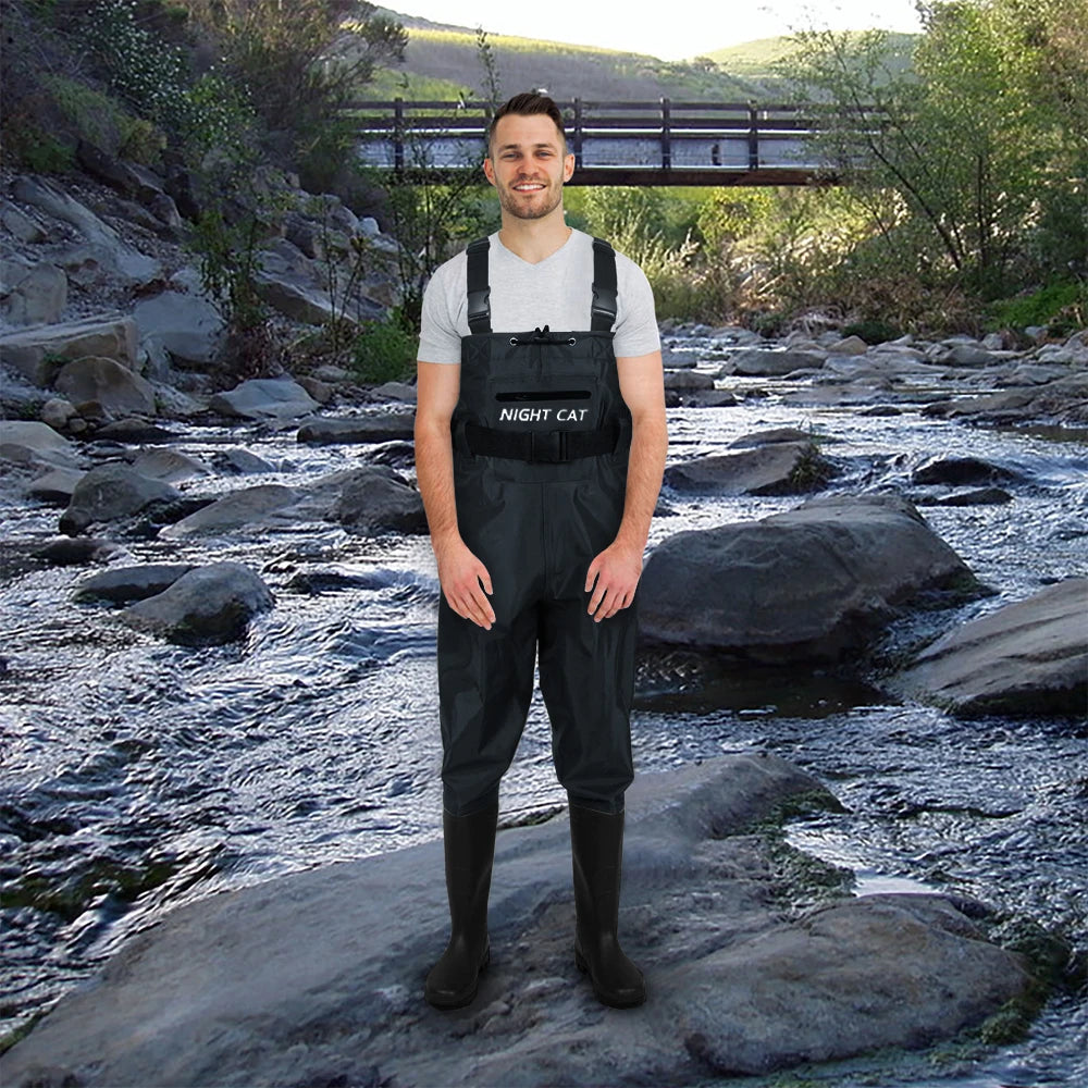 Waterproof Nylon Chest Waders For Fishing And Hunting Comfortable