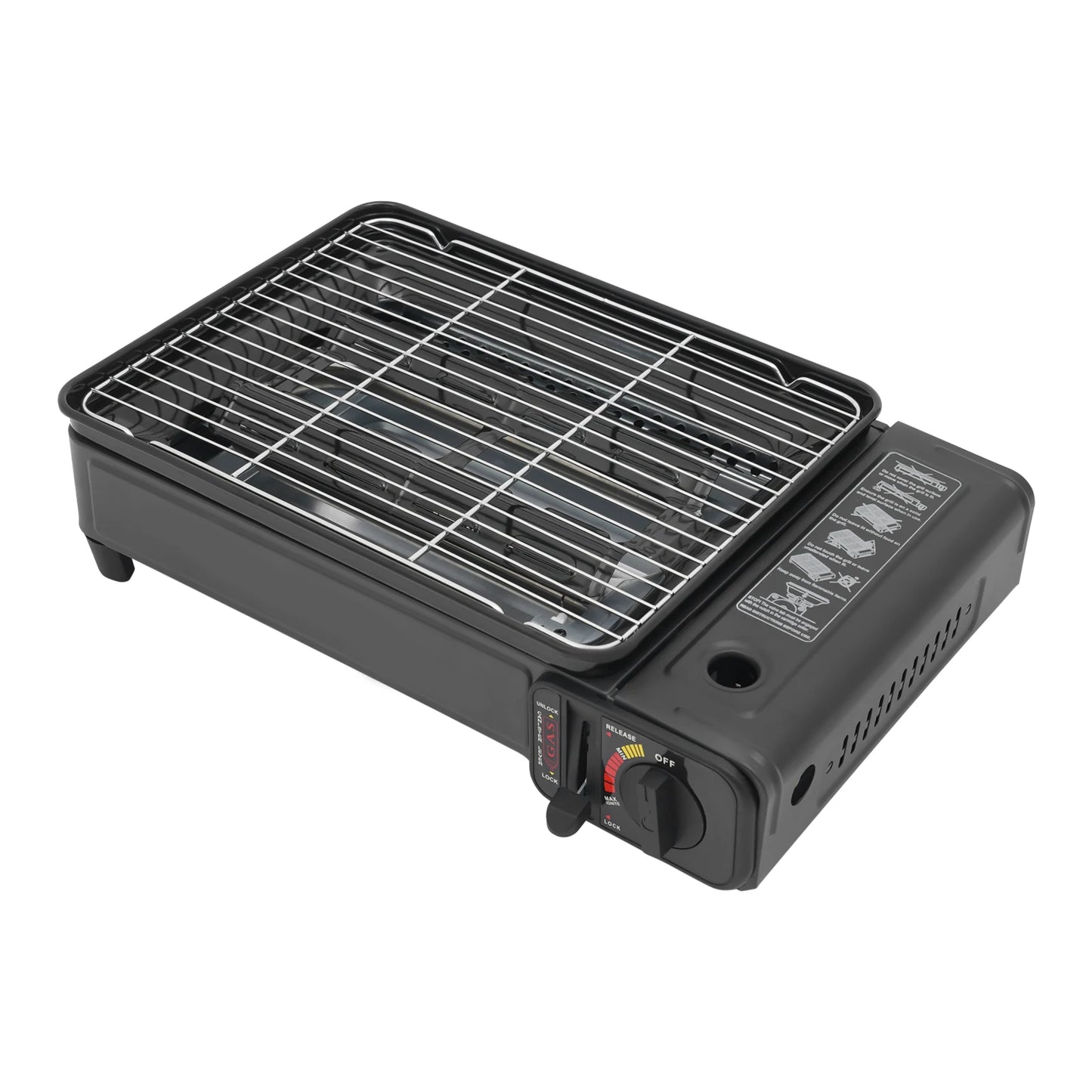 Bymaocar Outdoor Gas Barbecue Grill Tabletop Stove