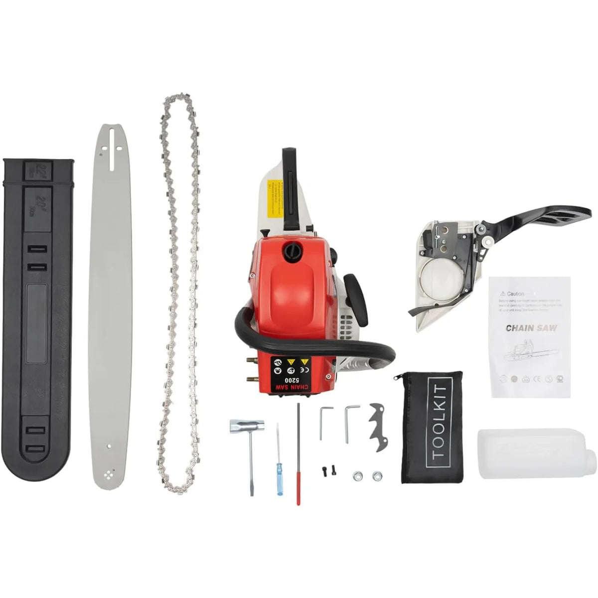 Portable Gas Powered Chainsaw for Tree and Wood Cutting