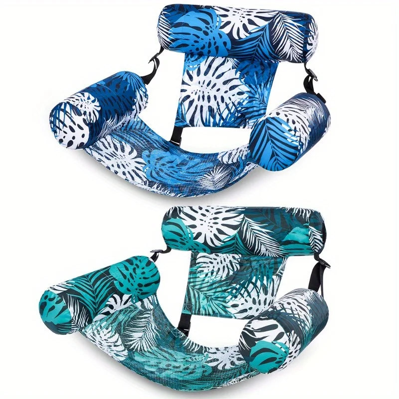 Joyfy Inflatable Pool Chair Float Two Pack For Summer Enjoyment