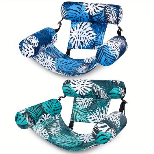 Joyfy Inflatable Pool Chair Float Two Pack For Summer Enjoyment