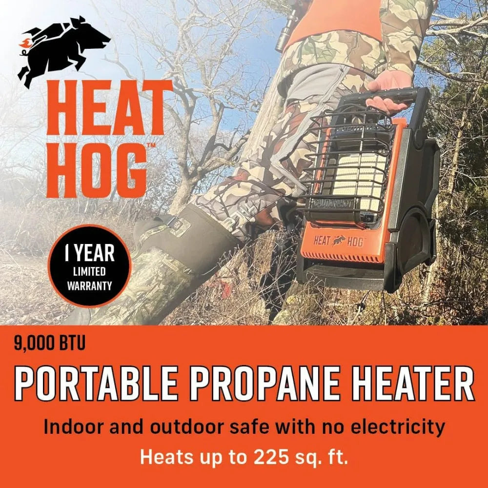 Heat Hog 9000 BTU Propane Radiant Portable Space Heater