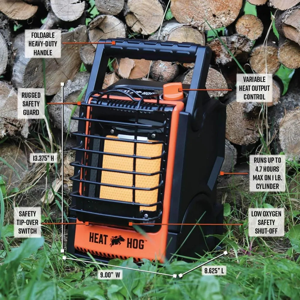 Heat Hog 9000 BTU Propane Radiant Portable Space Heater