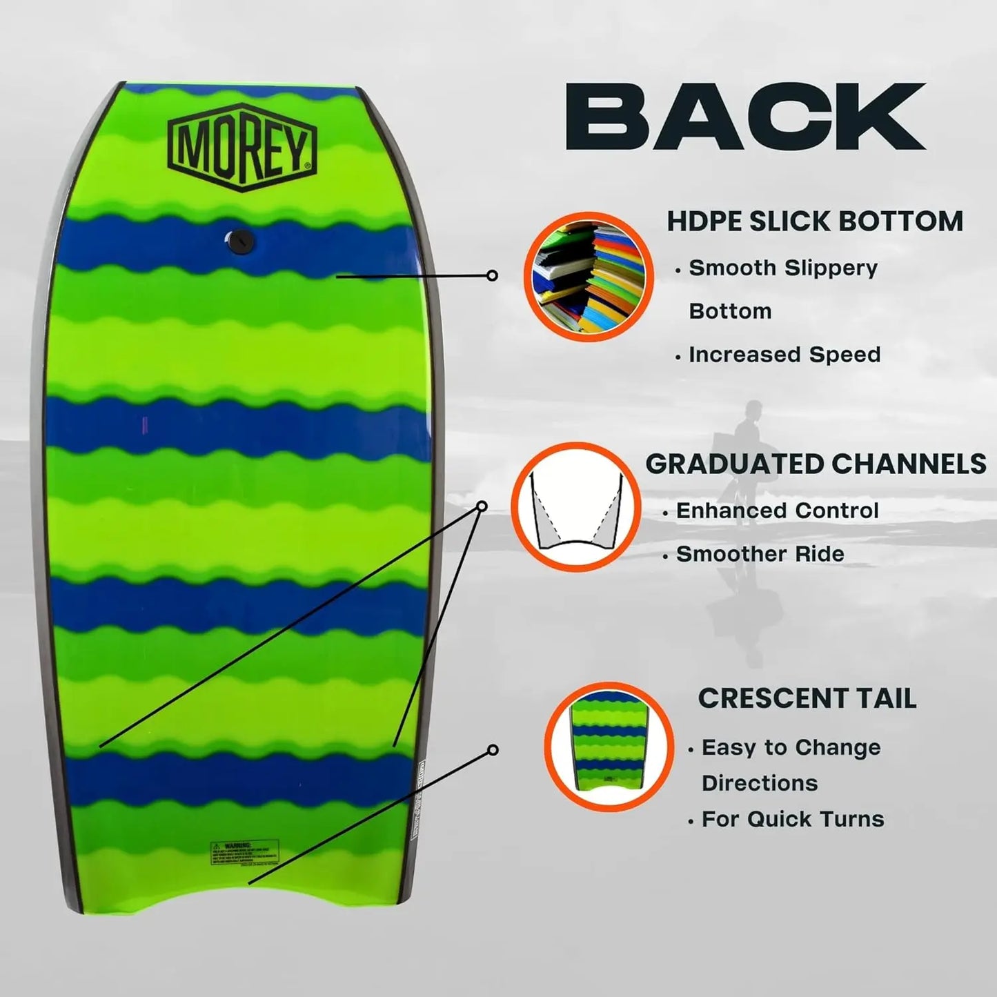 Big Kahuna 44 Bodyboard For Tall Riders Original