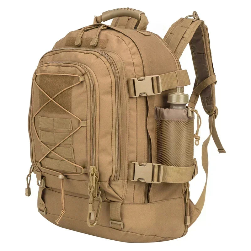Water Resistant Nylon Tactical Backpack For Outdoor Hiking And Travel