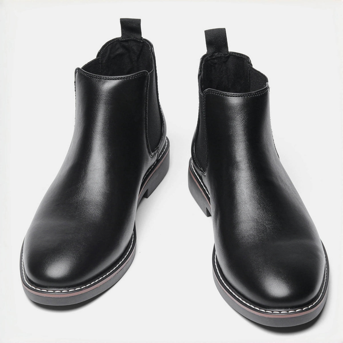 Hecrafted Mens Chelsea Ankle Boots With Elastic Comfort Fit