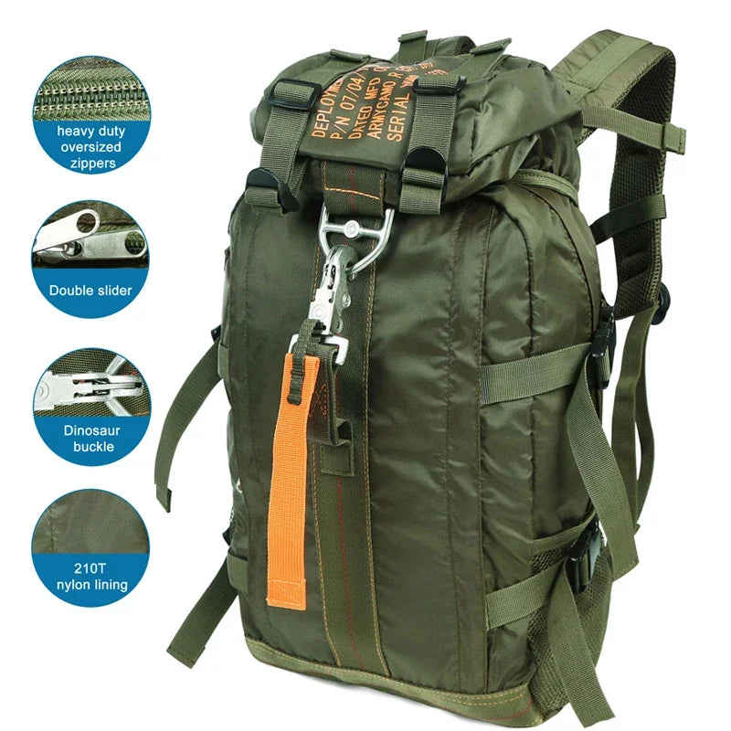 LQARMY Lightweight Hiking Backpack For Trekking And Camping Trips
