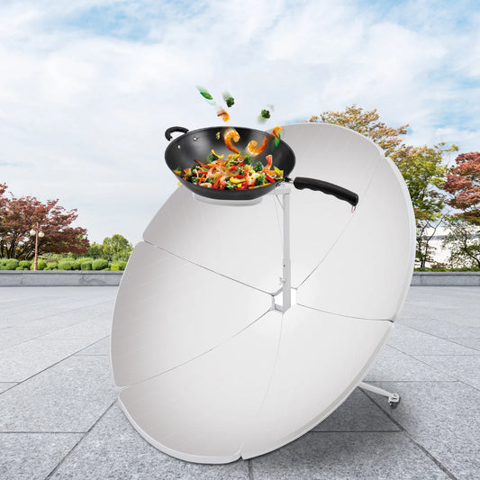 Parabolic Solar Cooker for Camping Off Grid Heating and Education