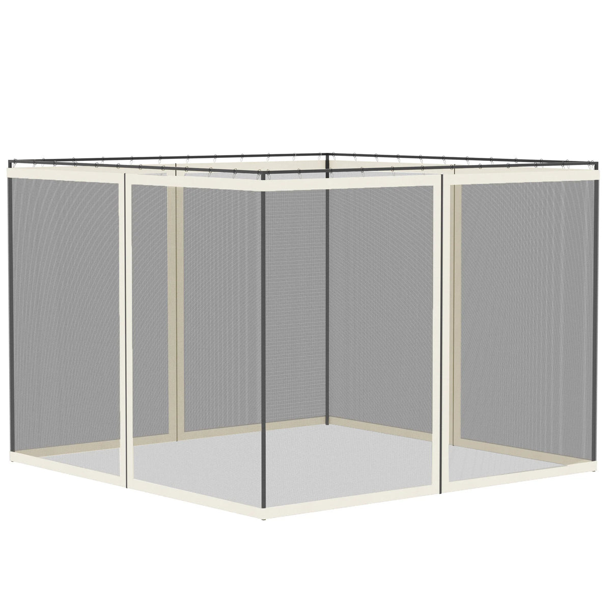 Outsunny Universal Gazebo Replacement Mesh Netting Screen Wall Panels