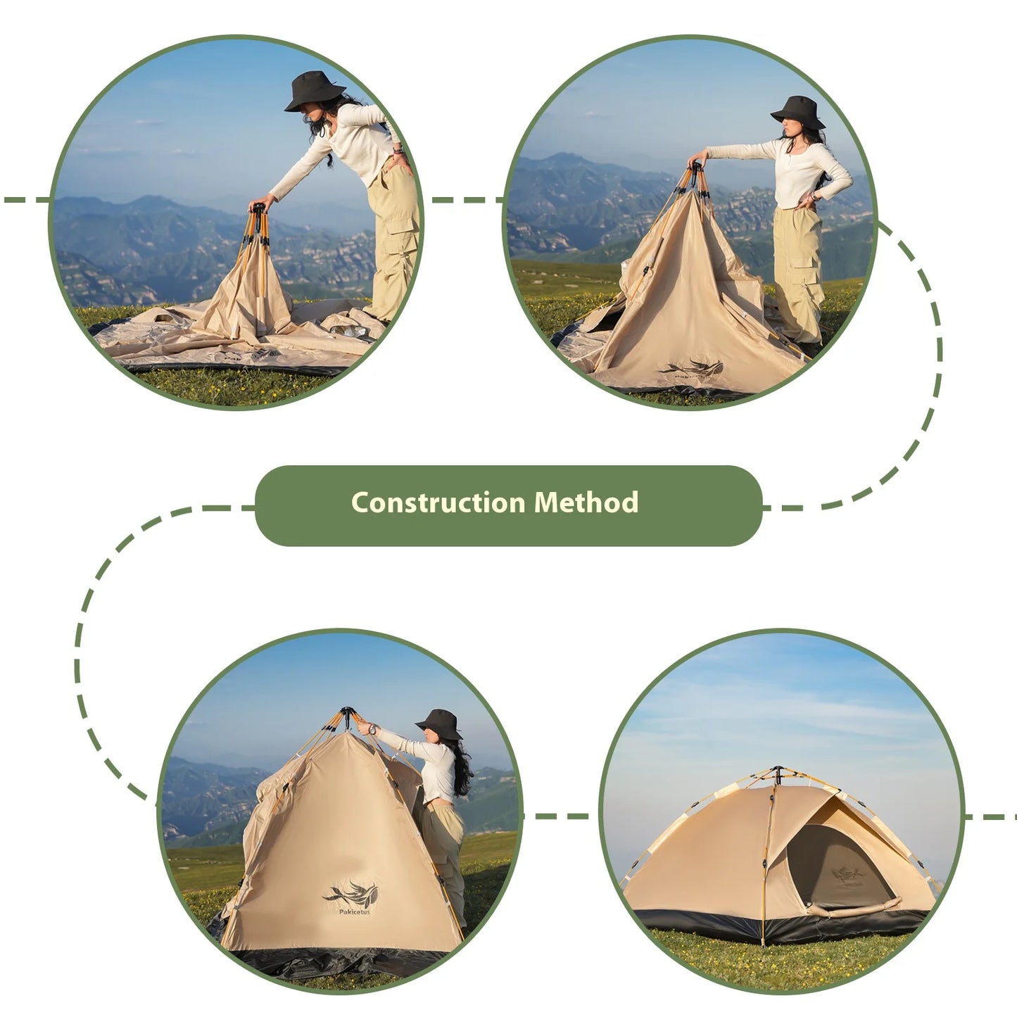 Pakicetus Gold Series Instant Cabin Tent All-Season Shelter