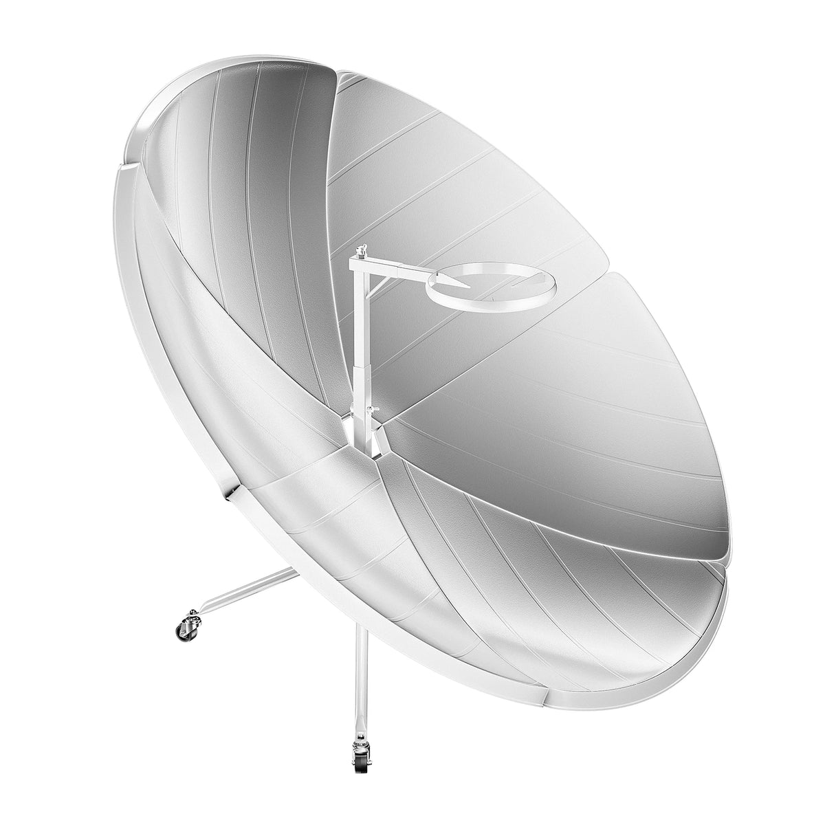 Outdoor Parabolic Solar Cooking Stove With Wheels For Camping