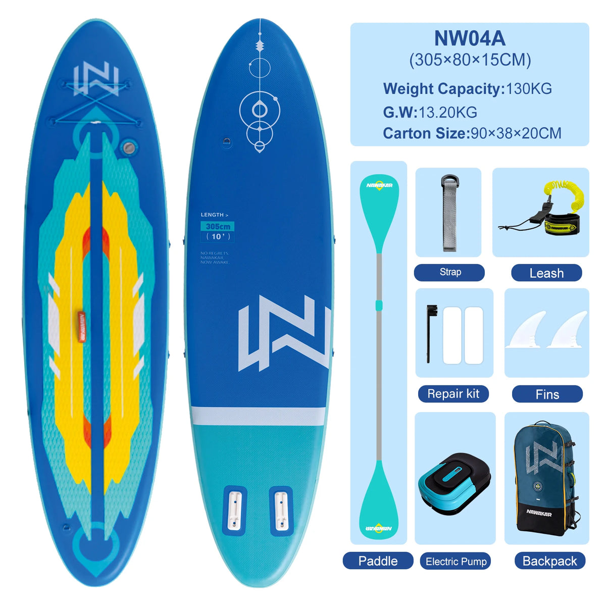 Professional Inflatable Sea Surfboard For Lure Fishing