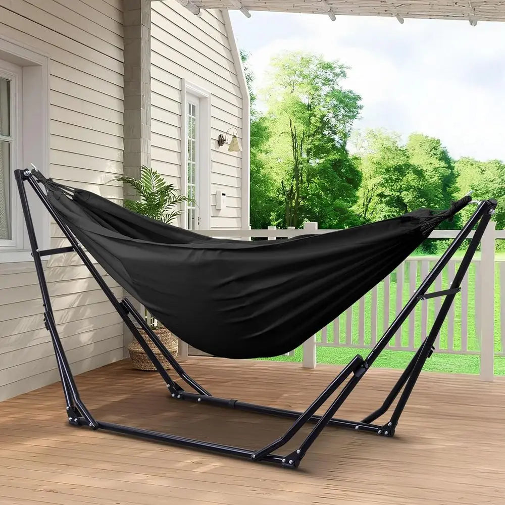 Portable 2 In 1 Hammock And Swinging Chair With Stand