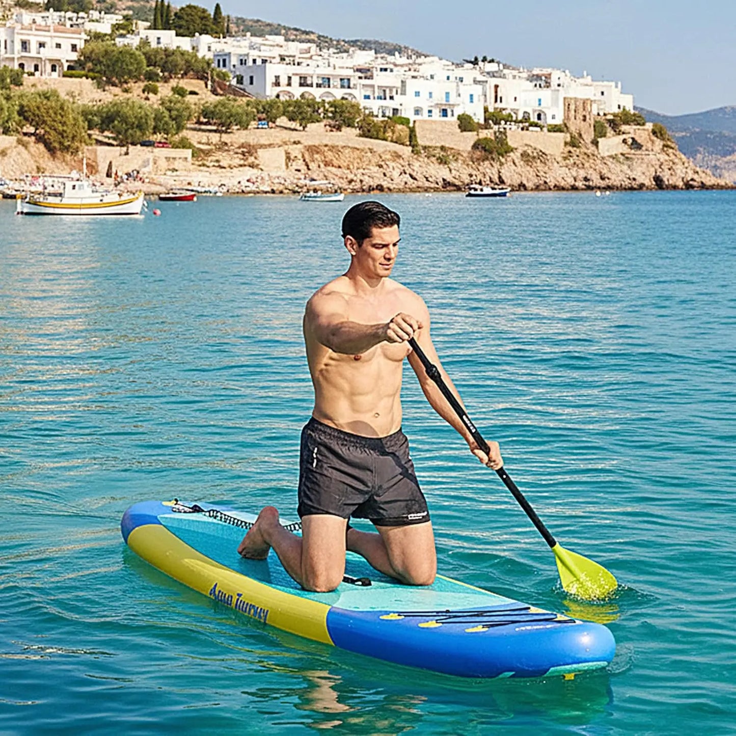 YTYIN Inflatable Stand Up Paddle Board 106 Lightweight Stable