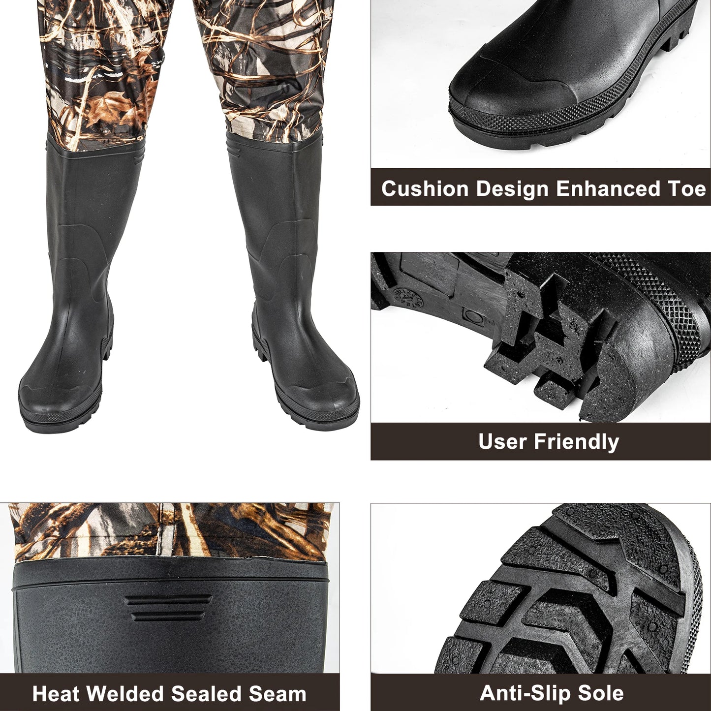 Night Cat Waterproof Chest Waders For Men And Women Breathable
