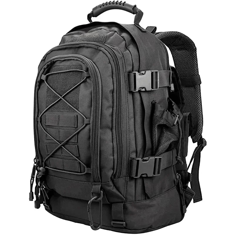 Water Resistant Nylon Tactical Backpack For Outdoor Hiking And Travel