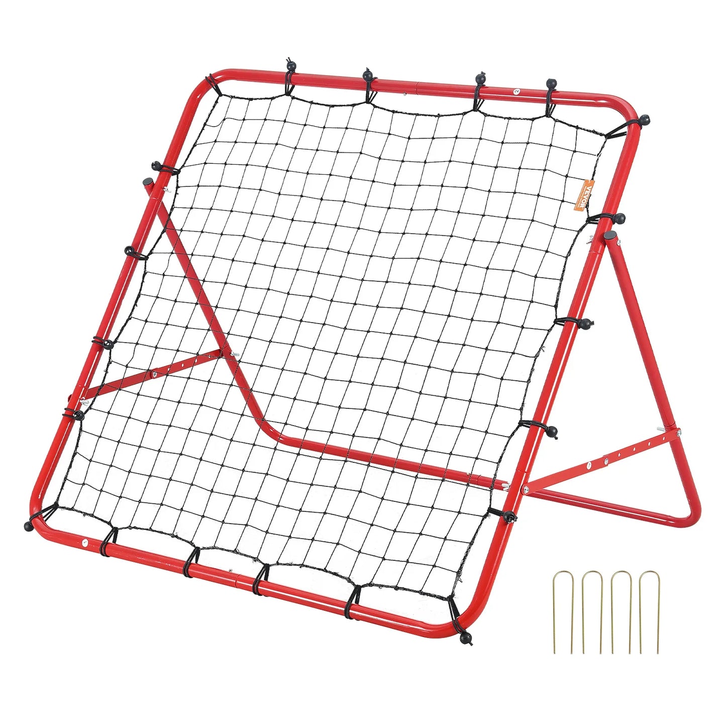 Portable Soccer Rebounder Net With Adjustable Angles For Training