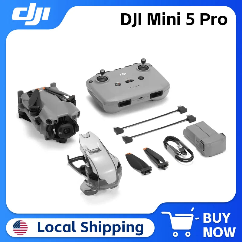 DJI Mini 5 Pro Drone With 1-Inch CMOS Sensor And 4K Camera