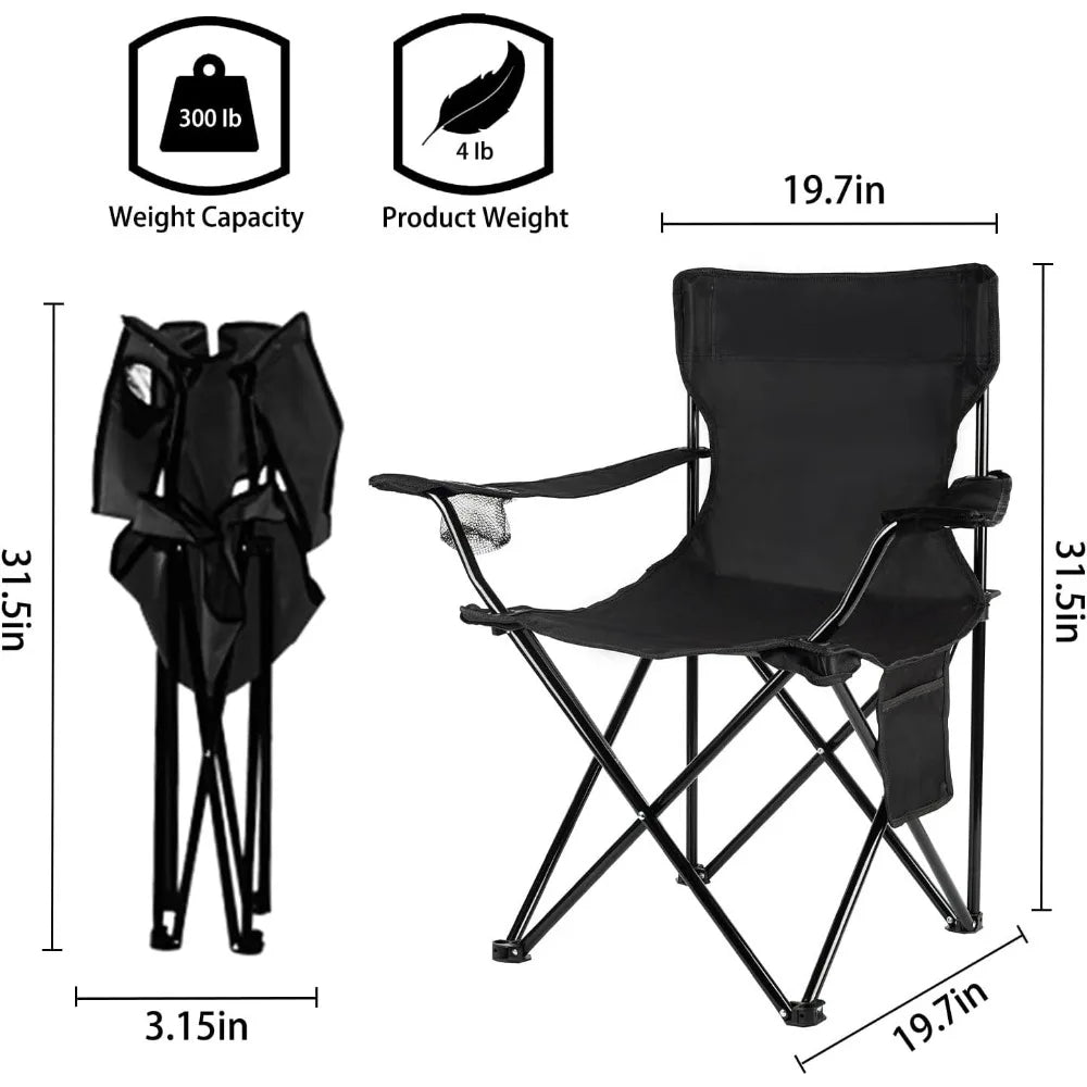 XIUWO Lightweight Folding Camp Chair for Beach and Patio