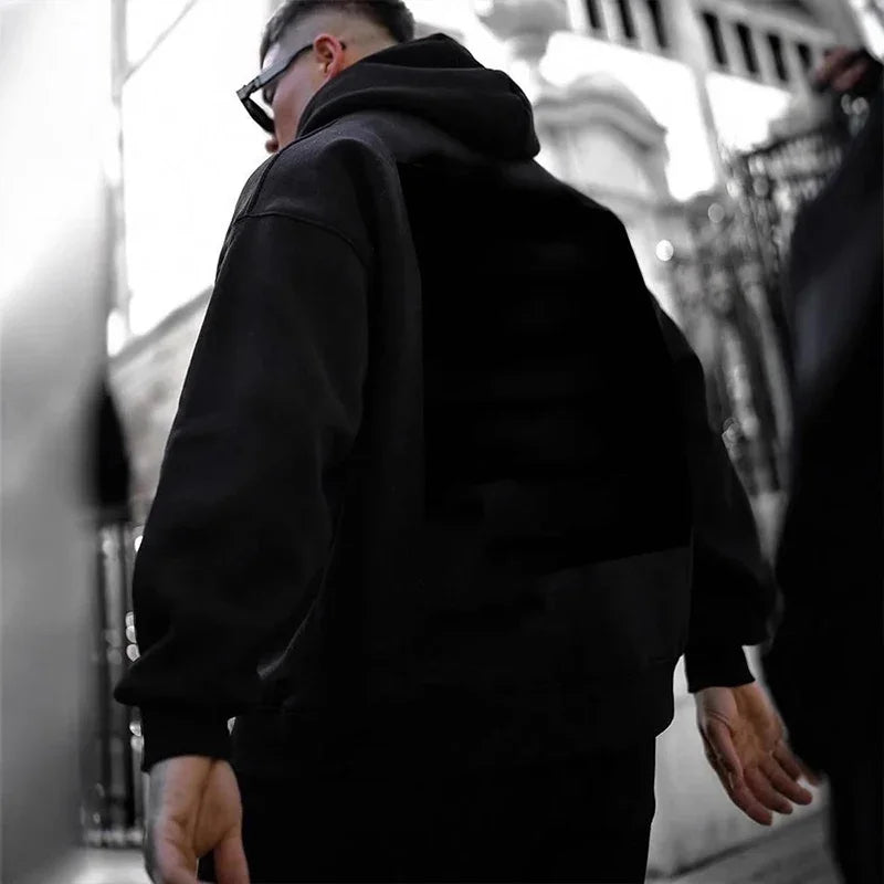 Paris Fashion Hoodies For Men All Season Casual Hooded Sweatshirt