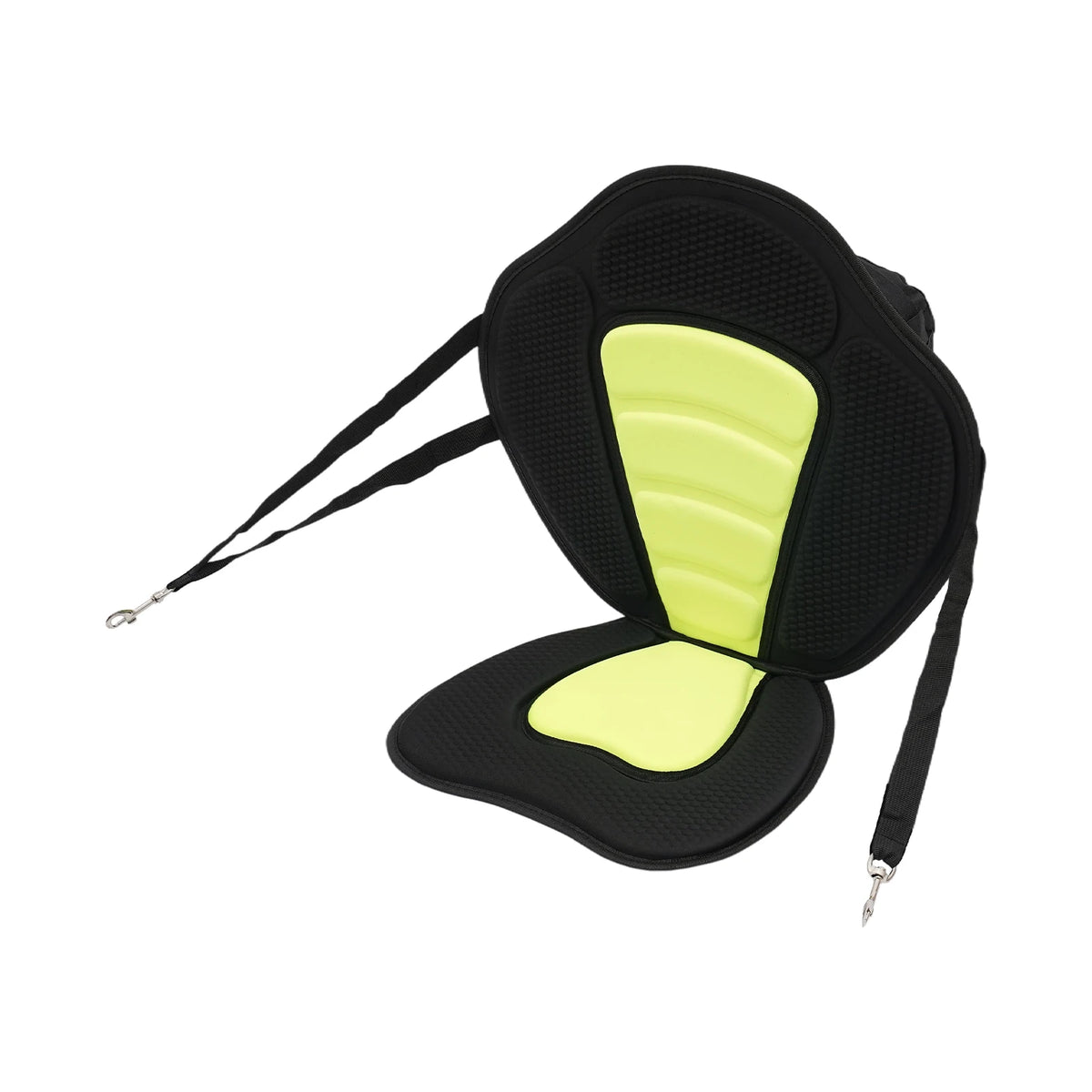 Ergonomic Kayak and Canoe Seat with Adjustable Straps and Storage