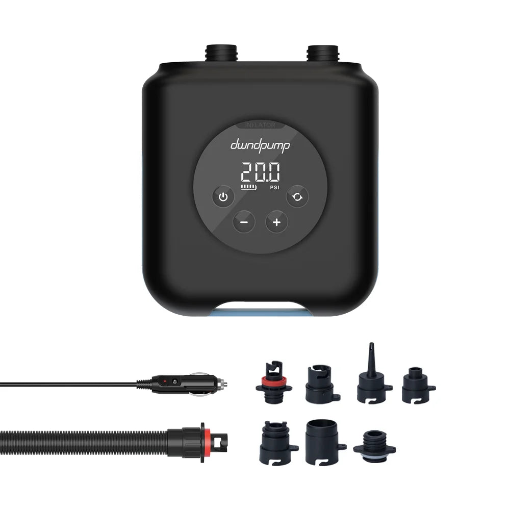 Electric Rechargeable SUP Pump Paddle Boards Kayaks Mattress 20 PSI