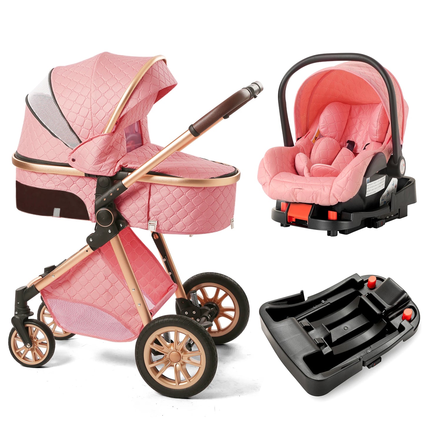 3 In 1 Baby Stroller Pram Pushchair For Newborn Baby