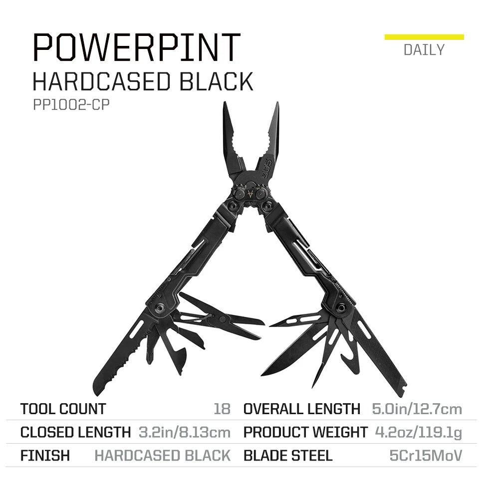 SOG PowerPint 18-In-1 Mini Multi-Tool With Pliers And Knife