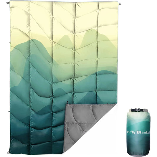 Portable Fluffy Waterproof Camping Blanket With Storage Bag