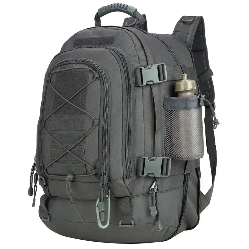 Water Resistant Nylon Tactical Backpack For Outdoor Hiking And Travel