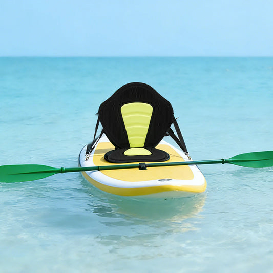 Ergonomic Kayak and Canoe Seat with Adjustable Straps and Storage