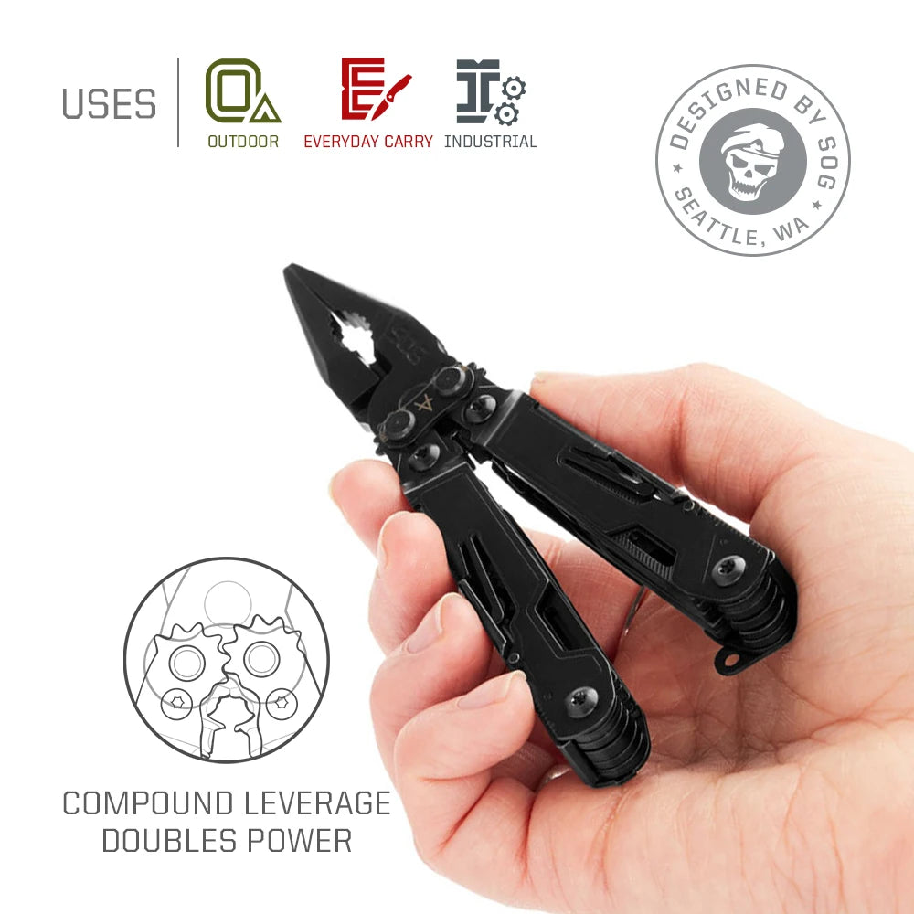 SOG PowerPint 18-In-1 Mini Multi-Tool With Pliers And Knife