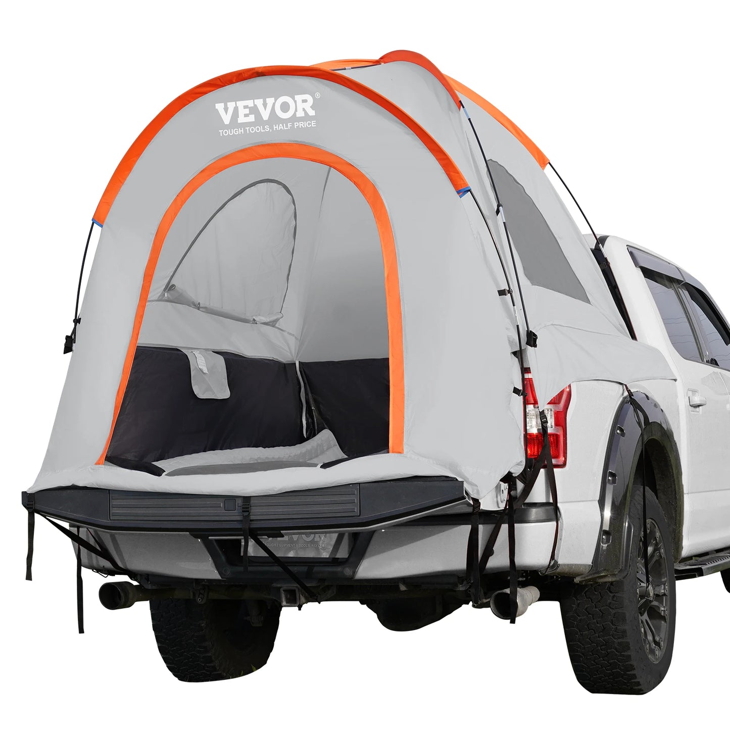 Double Layer Waterproof Pickup Truck Tent With Rainfly Bag