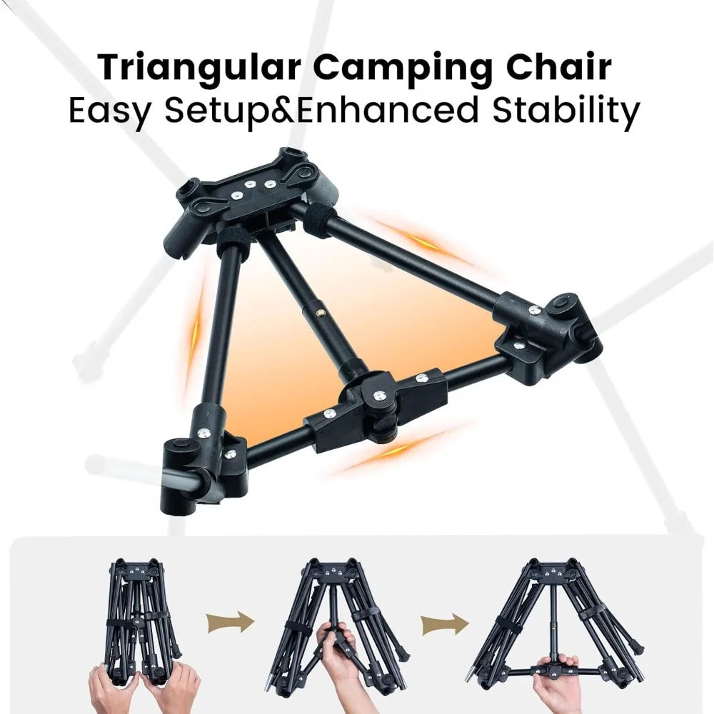 XIUWO Ultralight Foldable Camping Chair For Hiking And Backpacking
