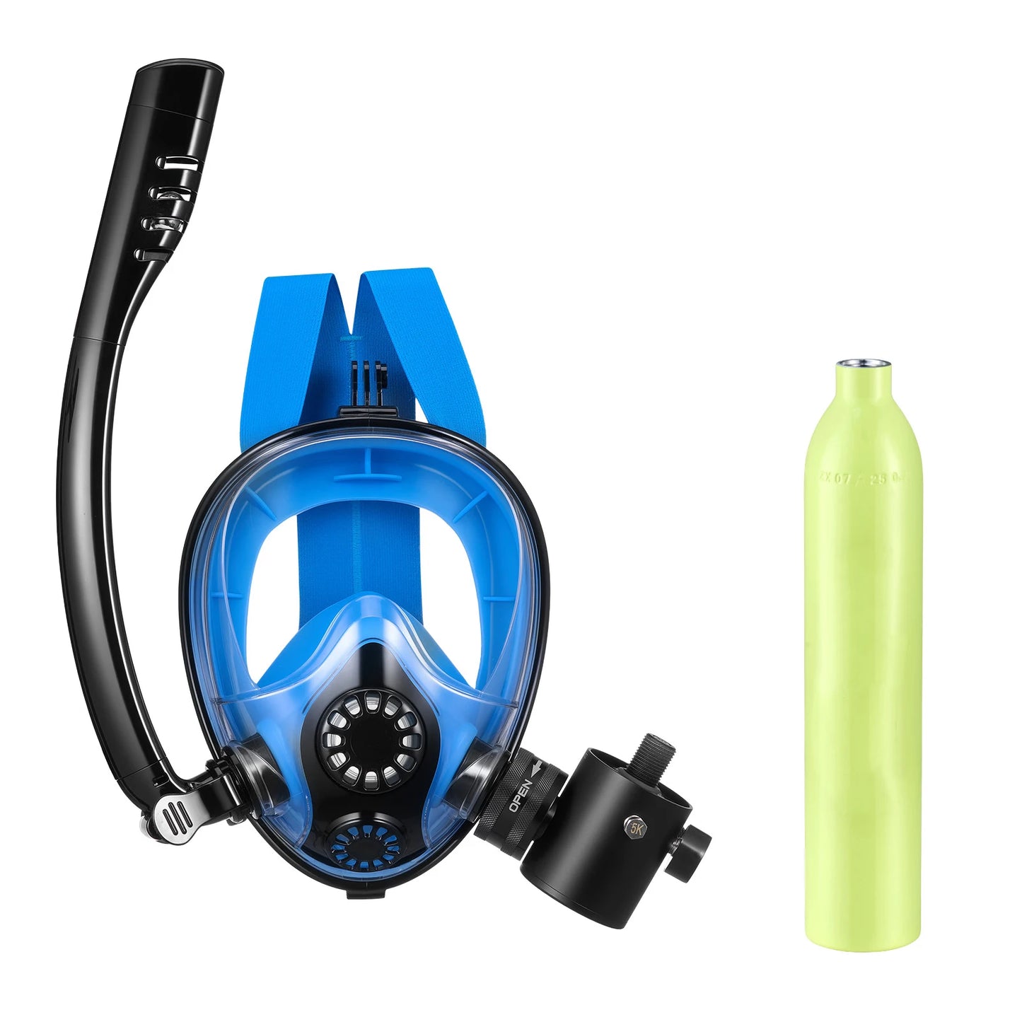 SucceBuy Mini Scuba Tank Portable Pony Bottle For Snorkeling